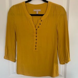 Banana Republic Partial Button-Up Blouse